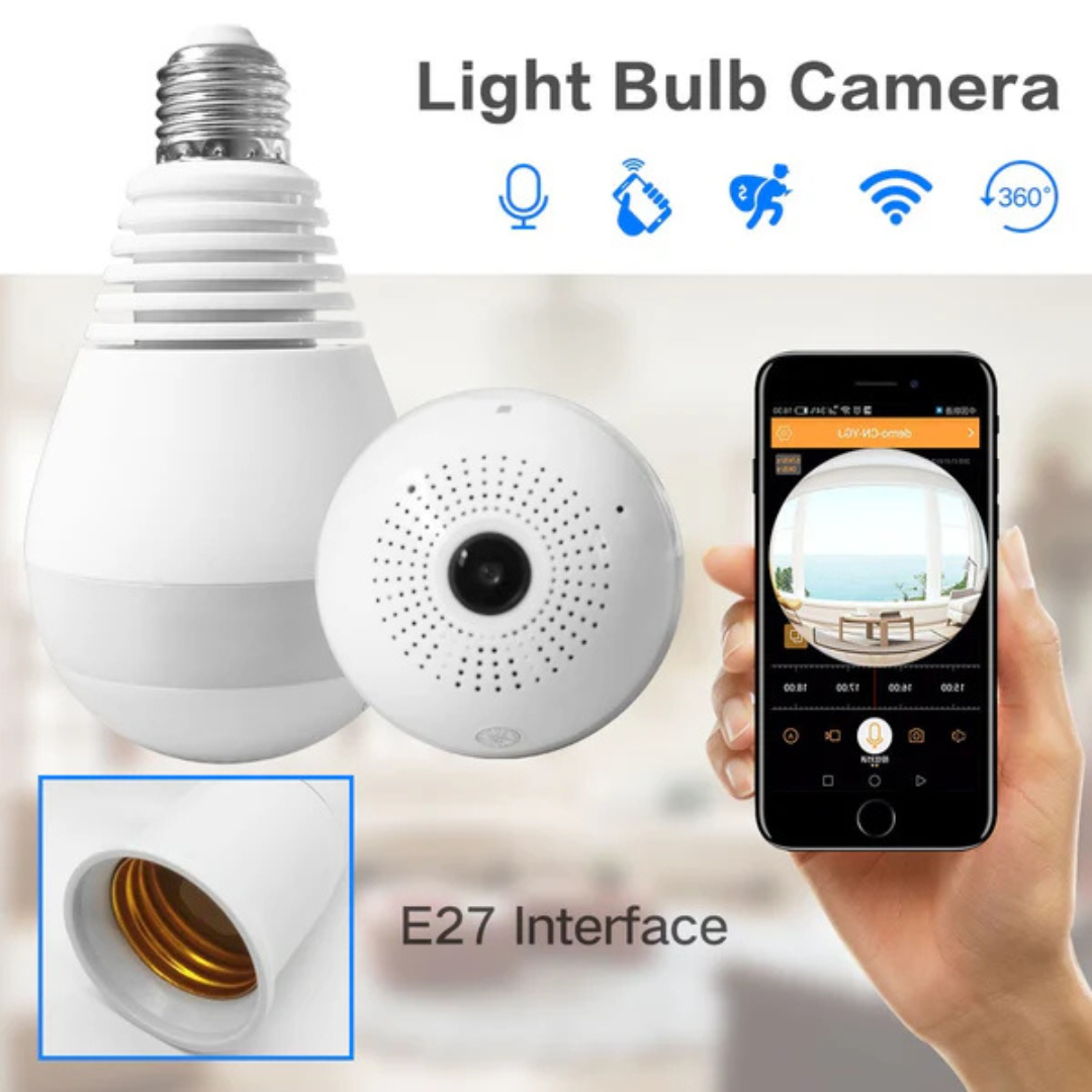  IP WIRELESS PANORAMIC BULB 2MP